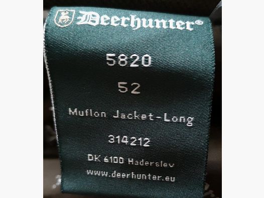 Winterjacke Deerhunter Muflon lang (Gr. 52)