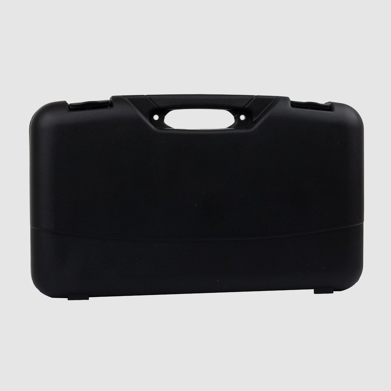Pistolenkoffer Transportkoffer 47 x 27 x 7,5 cm Polypropylen Noppenschaumstoffeinlage Kunststoffscharniere schwarz