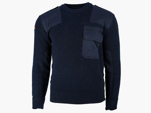 Bundeswehr Original BW Pullover blau gebraucht
