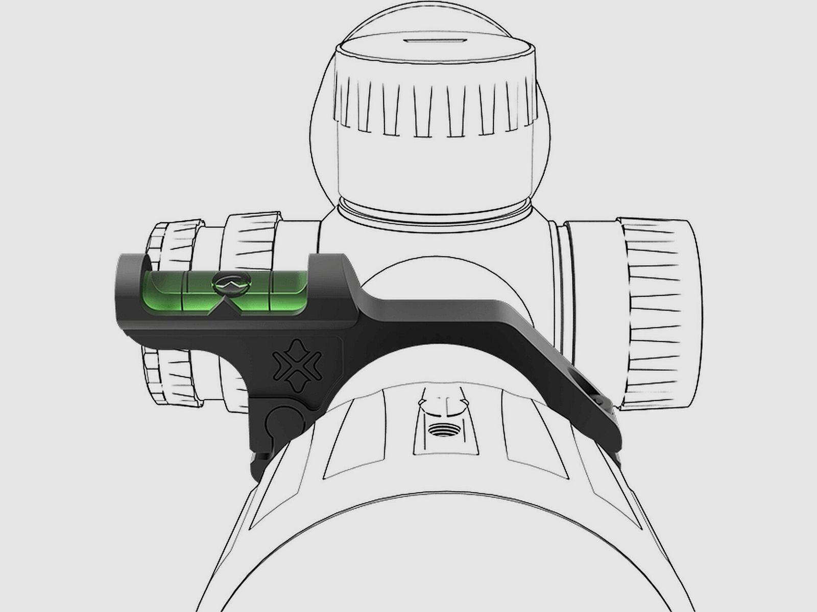 Vector Optics Halsband Deporte Gen II 30 mm mit Wasserwaage, Bild 3 von 3