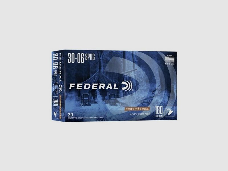 Federal Munition .30-06 SP 11,7 g 180 grn – 20 Stück, Bild 1 von 3