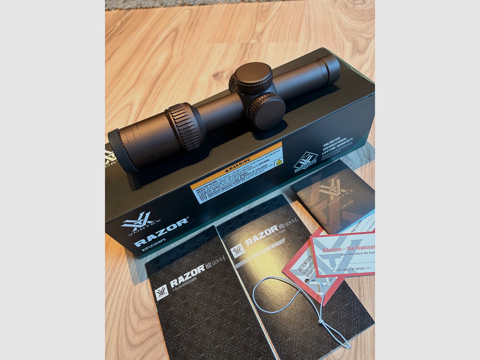 Vortex Razor HD Gen II-E 1-6×24 VMR-2