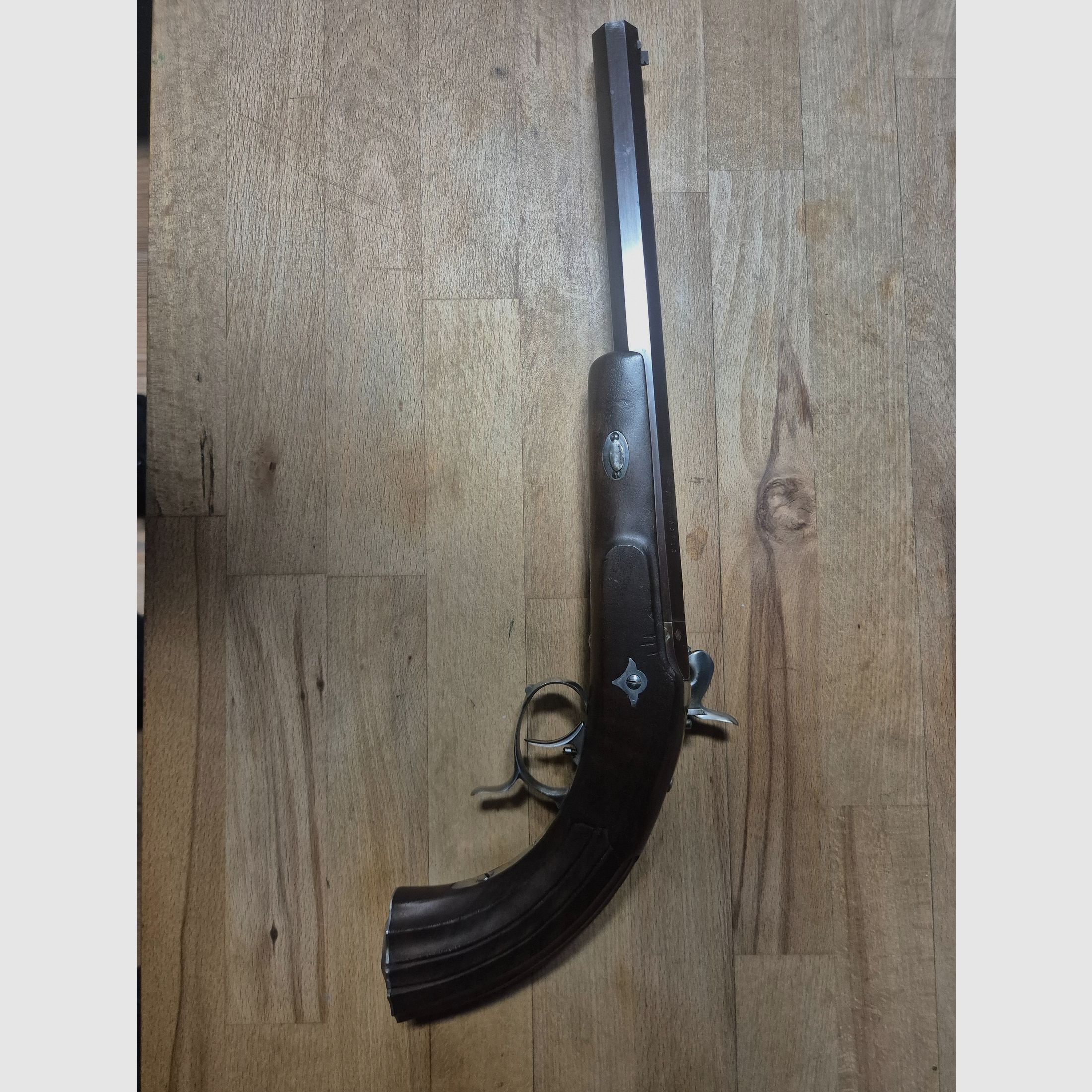 Percussion target pistol "Mang in Graz, image 1 of 4