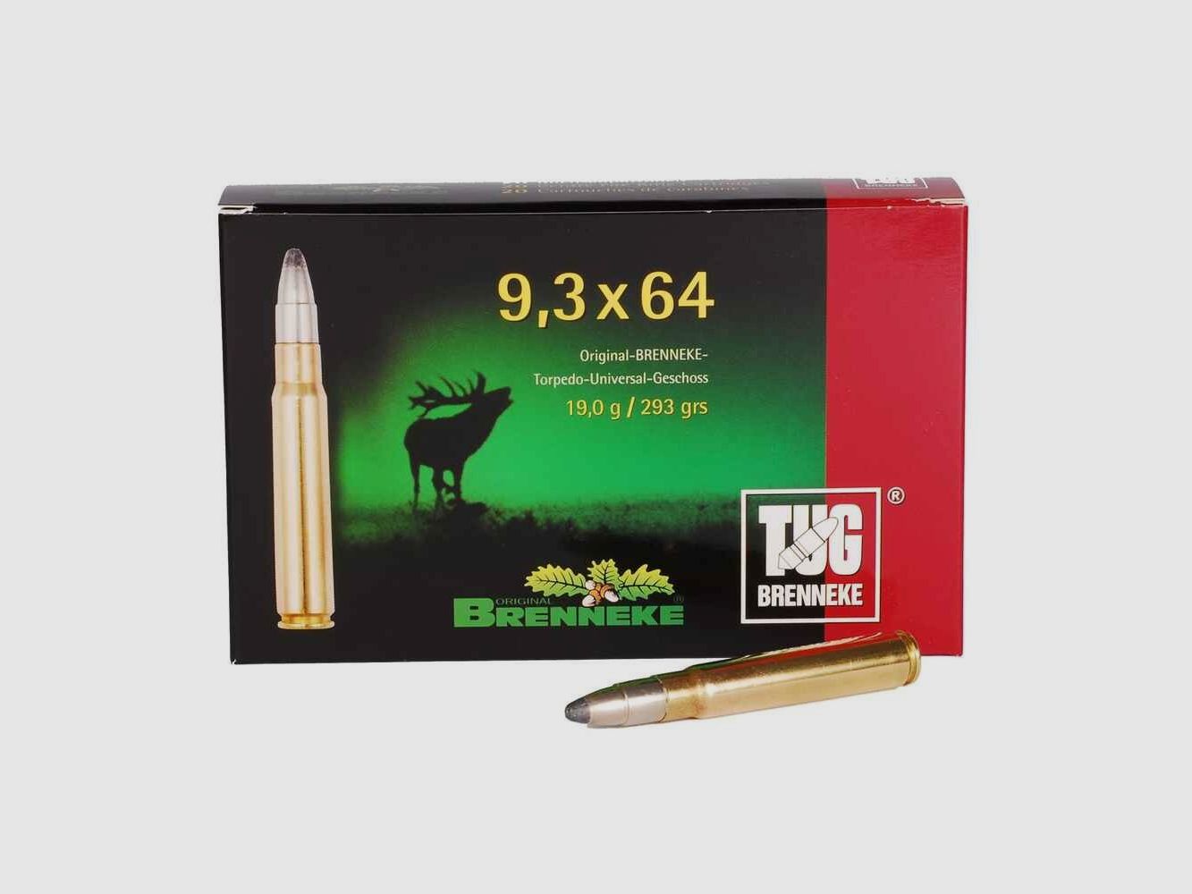9,3x64 TUG 19,0g/293grs. Brenneke