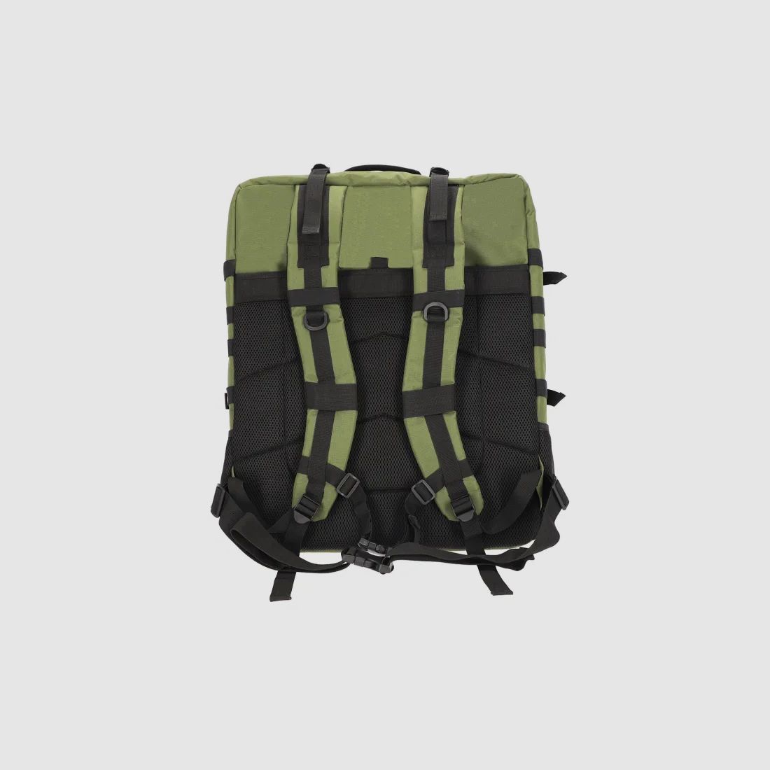 Multifunktions-Rucksack / Armbrust - Transporttasche - ca. 80 Liter - Oliv/Schwarz
