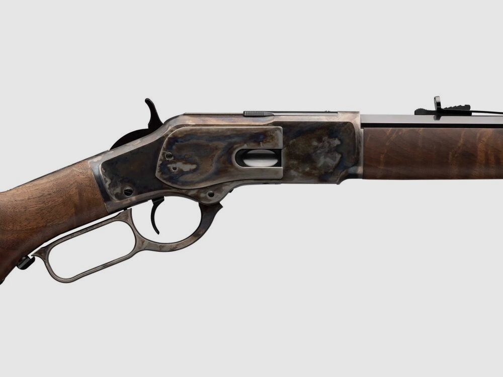 Winchester 1873 Sporter Octagon Pistol Grip Color Case Hardened (MIROKU MANUFACTURE) In Stock