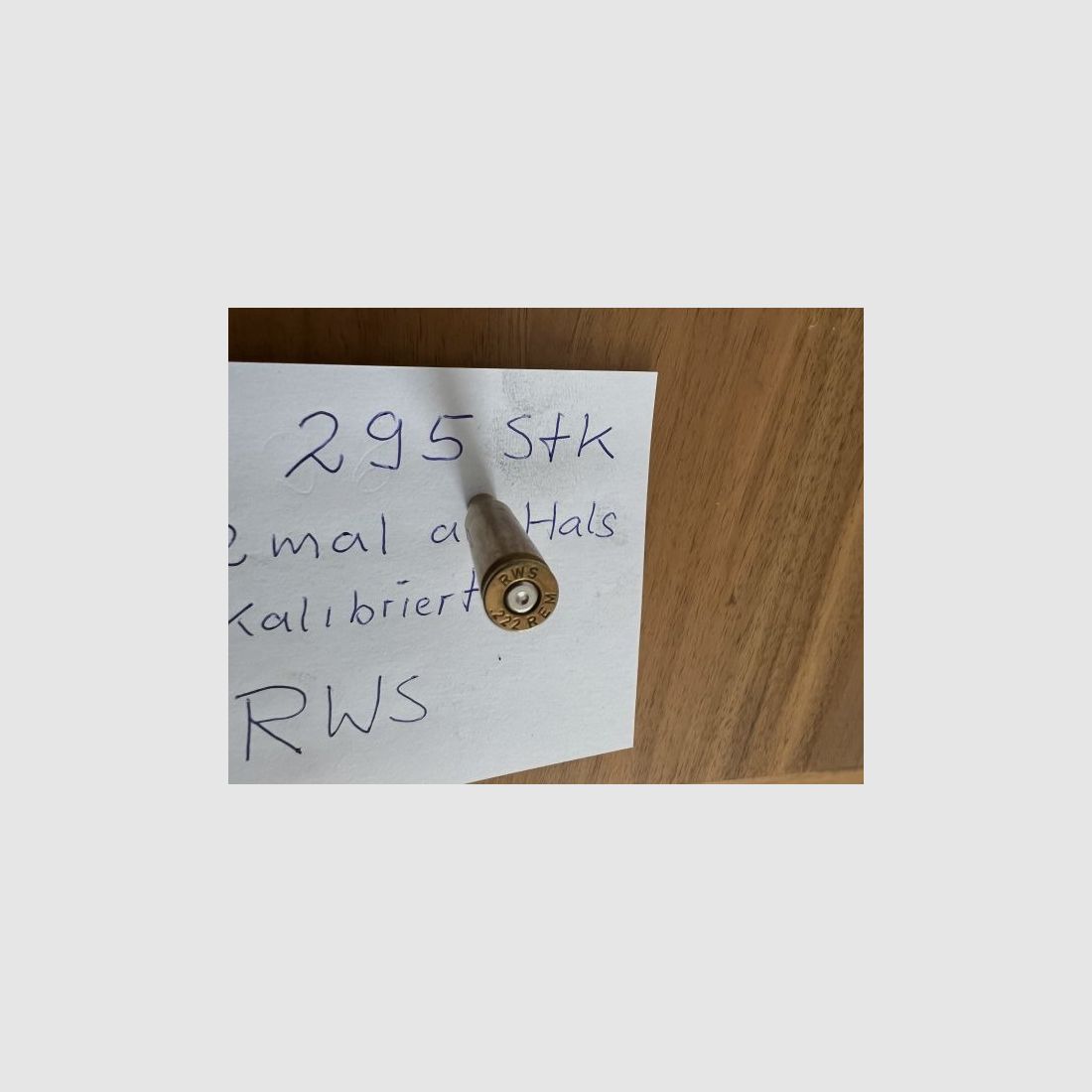 Cases .222 Rem. from RWS + Sako