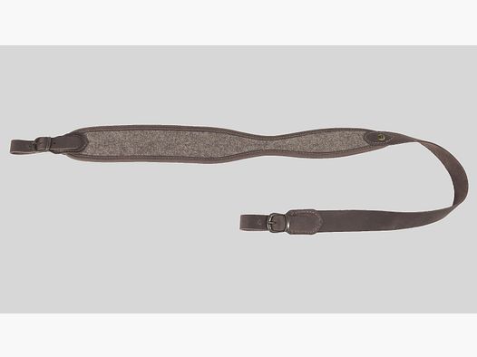 Cinghia per fucile AKAH in feltro di lana, goffrata, sagomata, 105 cm