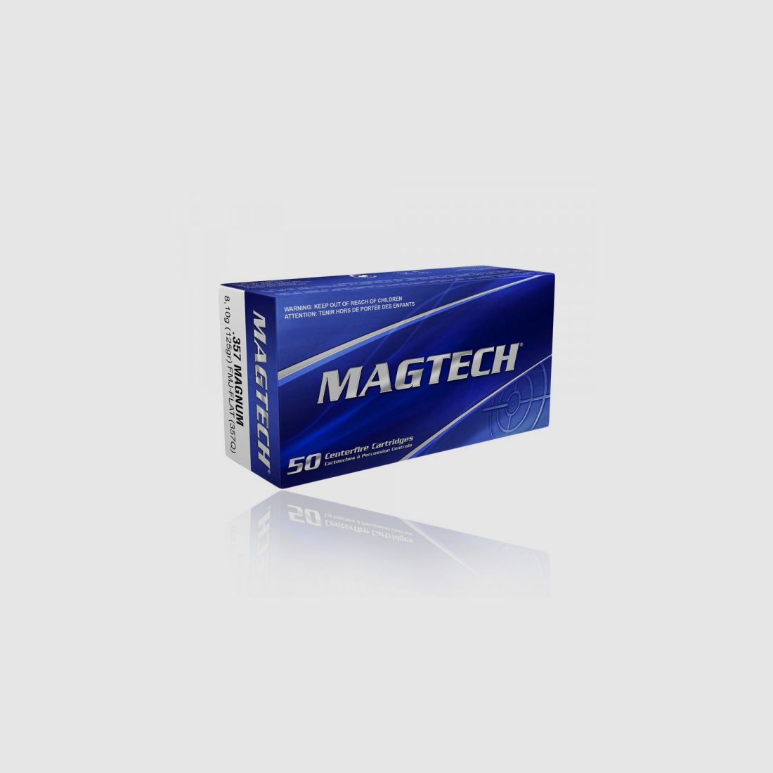 MAGTECH .357MAG. 158GRS FMJ-FLAT. - 50 SCHUSS