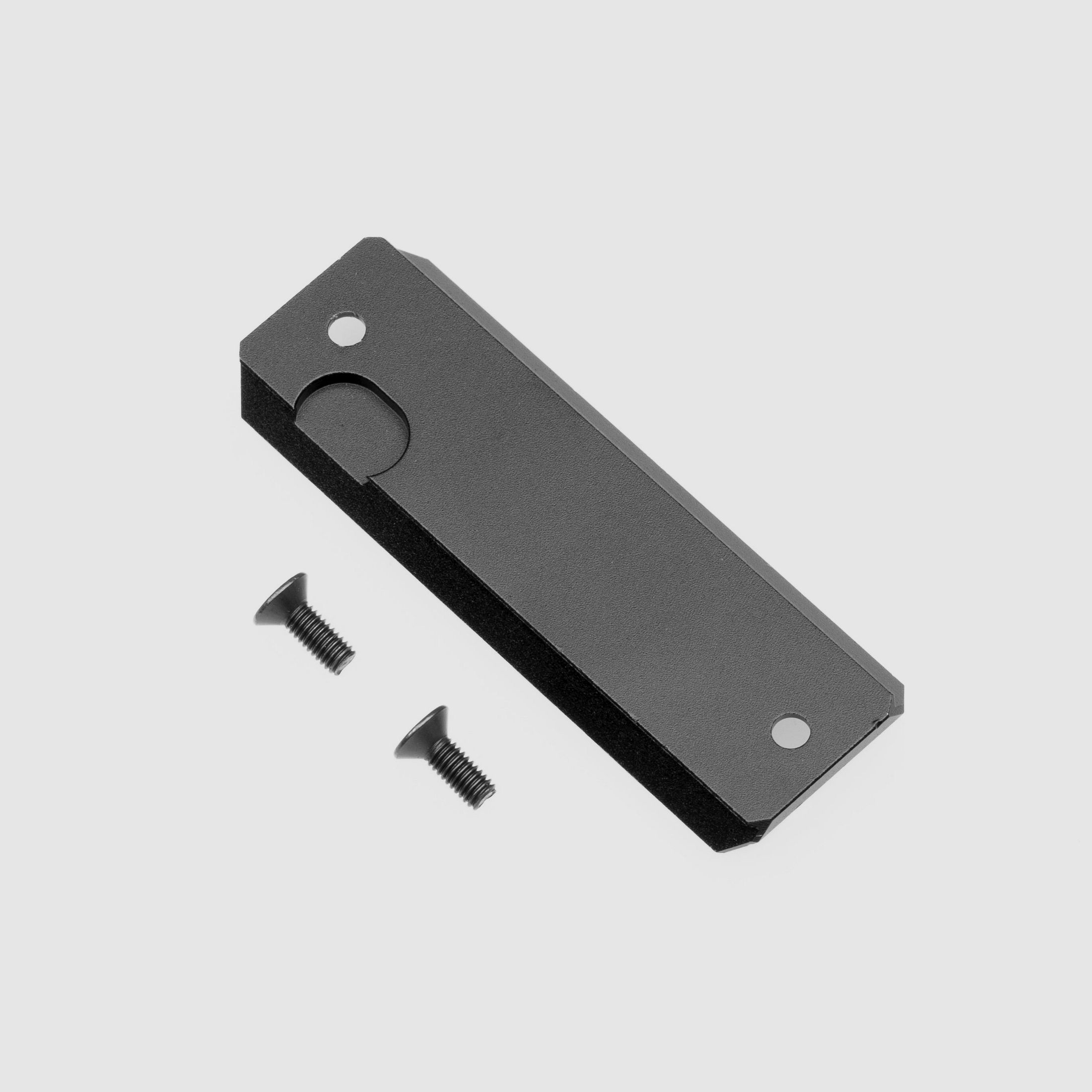 Picatinny Schiene - kurz Version | CNC ALU | schwarz eloxiert | Huben GK1 DE-Modell