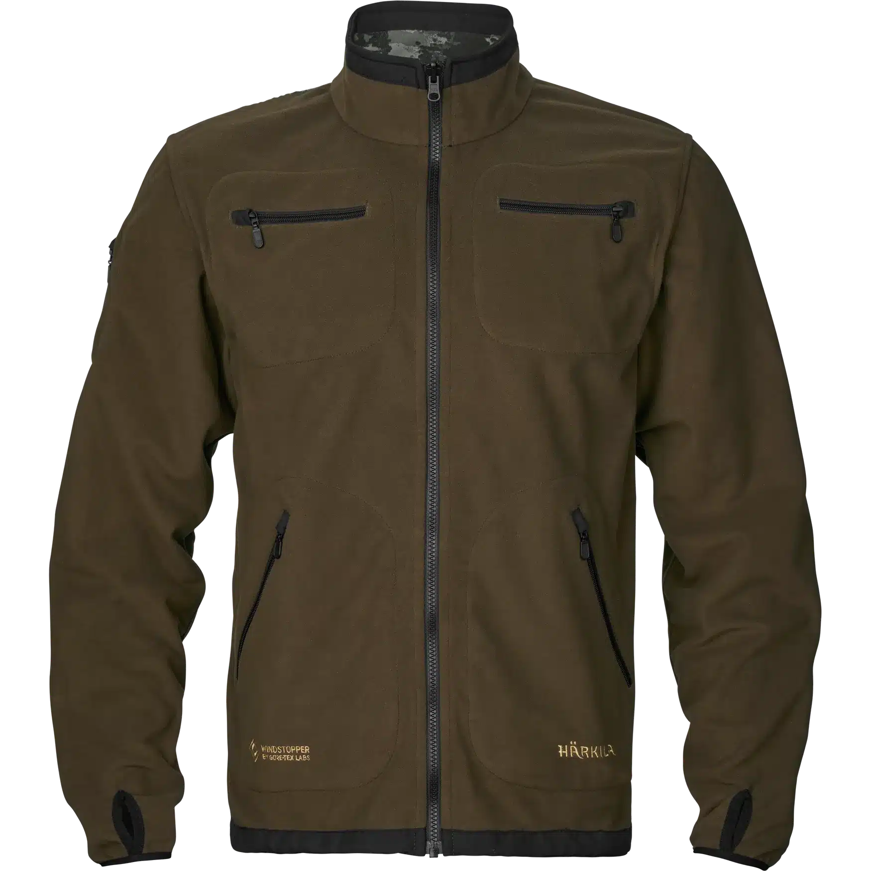 Härkila Kamko NOCTYX WSP Reversible Fleecejakke – AXIS MSP®Black/Willow green, billede 3 af 4