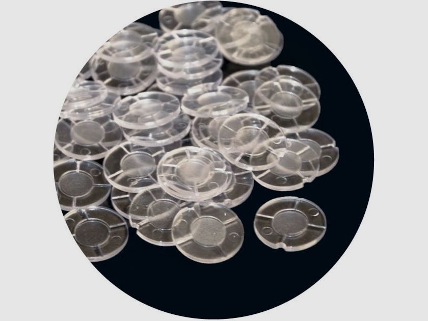 100 Transparente Kunststoffscheiben 12 Gauge