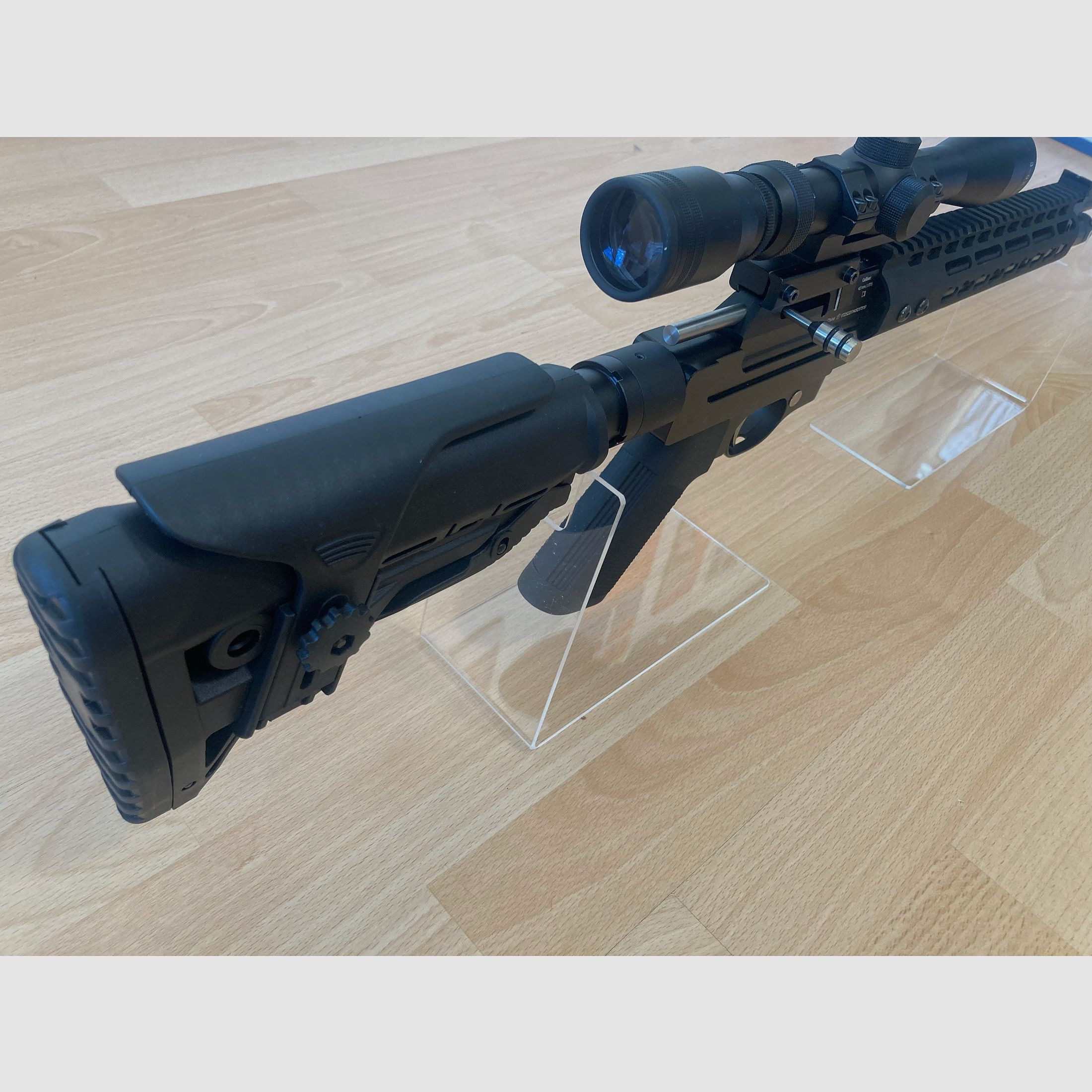 Diana Trailscout Luftgewehr 4,5mm Umbau AR15-Stil 7,5J, inklusive Zielfernrohr und 12J Ventil (nicht eingebaut)