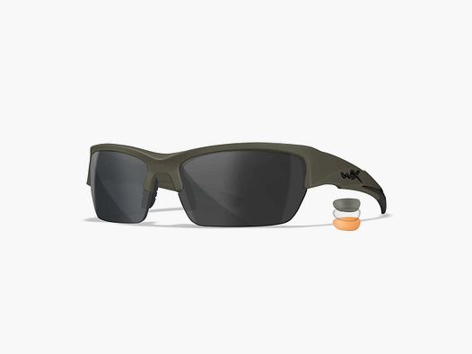 Wiley X Wiley X Schutzbrille Valor - OD Green / Grau / Klar / Orange