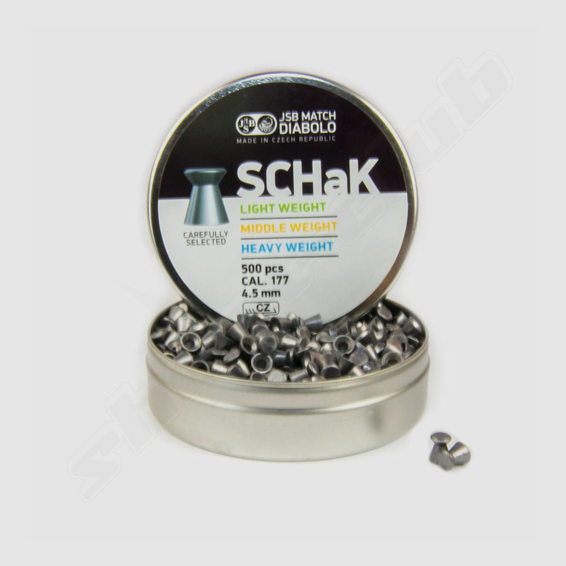 JSB Match Diabolos Schak (pesante) 4,5mm / 0,535 g / 500 pz