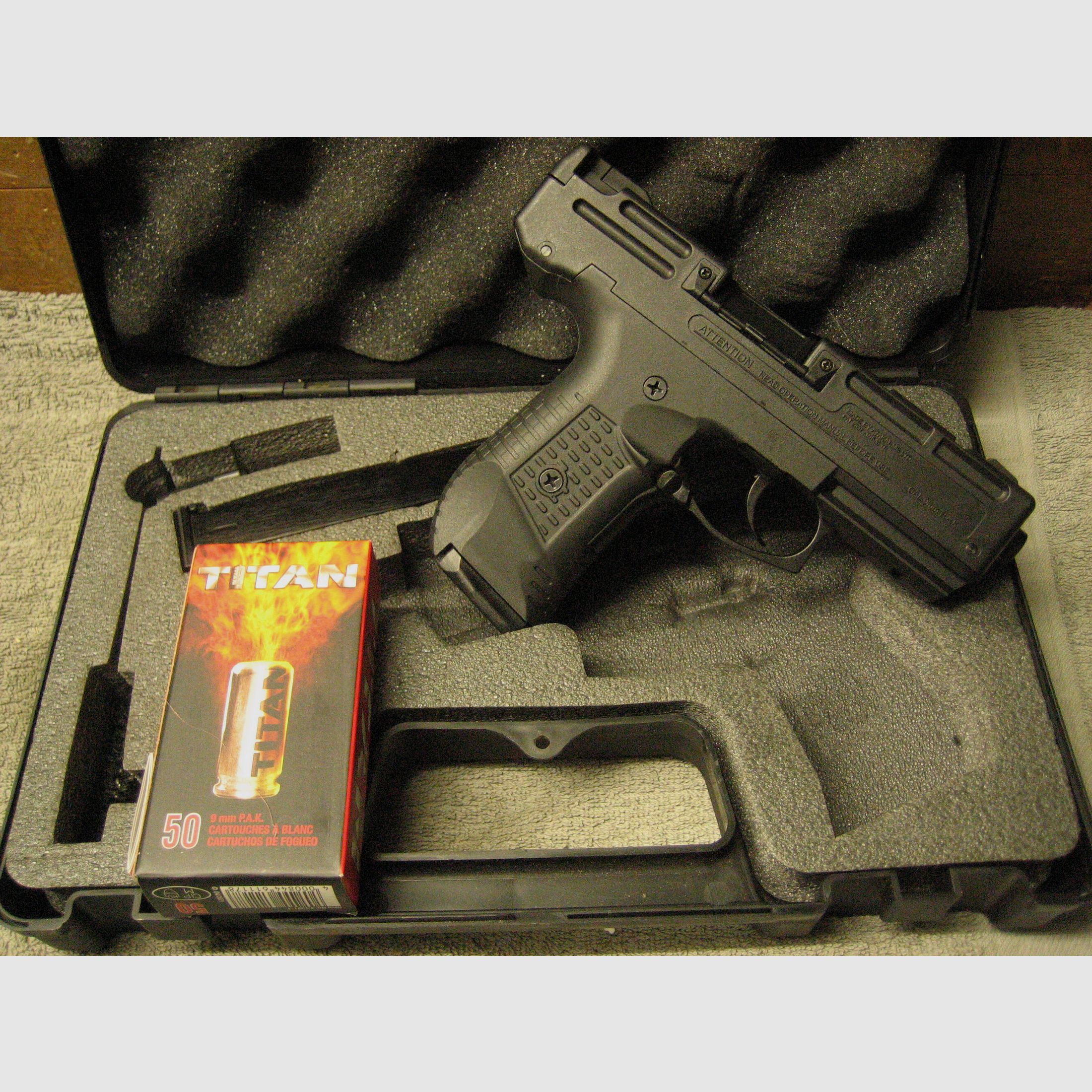 Zoraki 925 PAK neuwertig PLUS eine neue Packung 9 mm PAK Munition 
