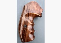 Smith & Wesson K/L Frame Round Butt mango de madera nogal con ranura para los dedos - nuevo - excelente ergonomía