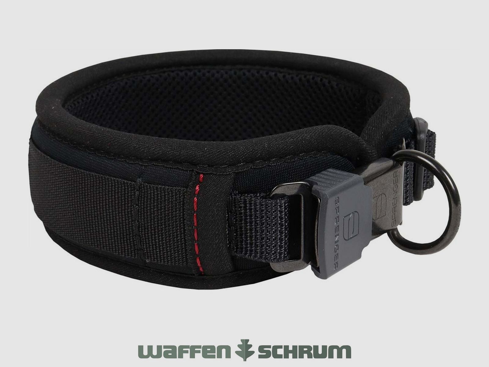 AKAH Neoprene Collar Comfort Plus - Black Plastic Quick Release