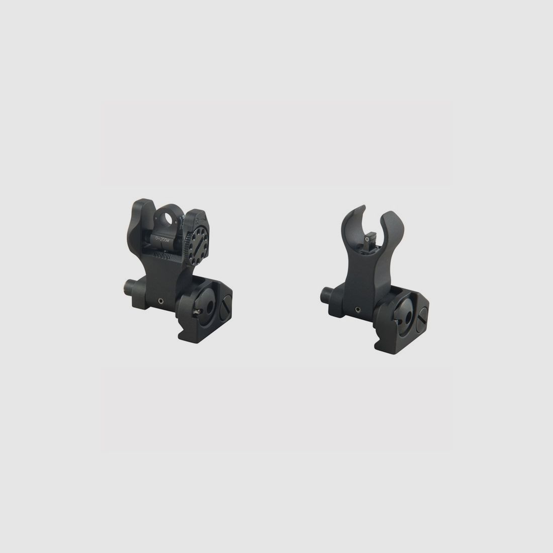 TROY INDUSTRIES AR-15 FLIP-UP HK-STYLE FRONT TRITIUM SIGHT SET BLACK, image 2 of 2