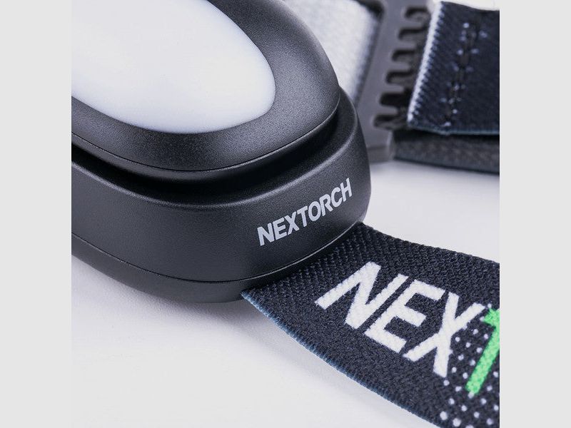 NEXTORCH iStar – Lampe frontale rechargeable USB-C avec lumière de mise au point et lumière diffuse, lumière rouge et LED SunLike 95Ra