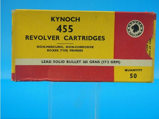 MUNIZIONI KYNOCH CAL. 455