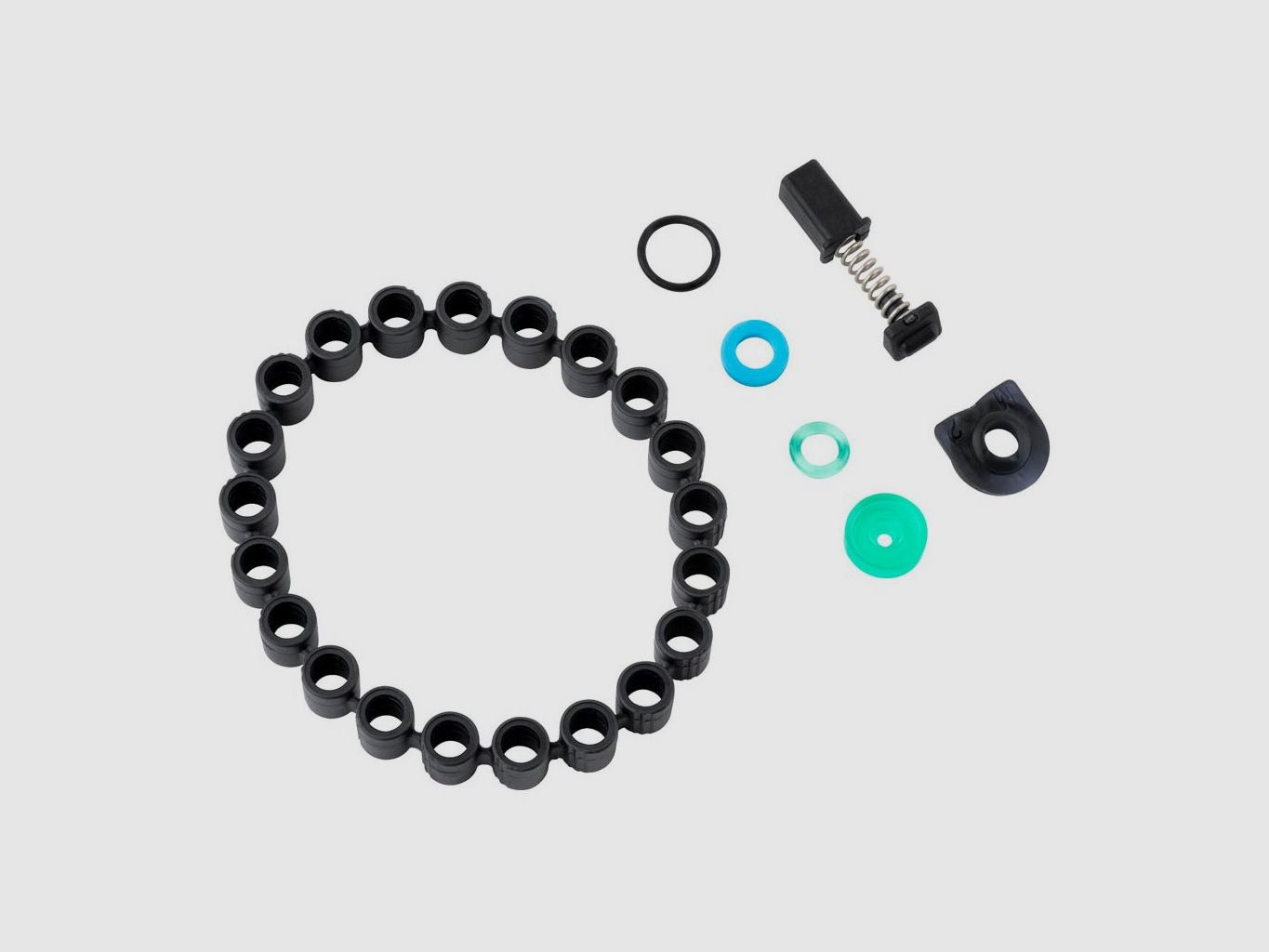 GLOCK Service-Kit für Magazin (inkl. Magazinkette, 2 Ventildichtungen, Anstechdichtung, Magazinauslöser-Federeinheit und 2 O-Ringen)