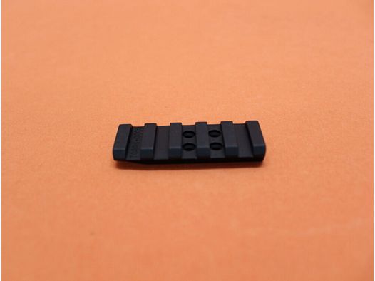 Recknagel Era-Tac Picatinny-Aufsatz (T0905-0008) BL=55mm, zentrisch, Alu schwarz für ERA-Tac Ringe BH=8mm