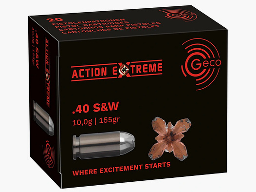 .40 S&W Action Extreme 10,0g/155grs. Geco