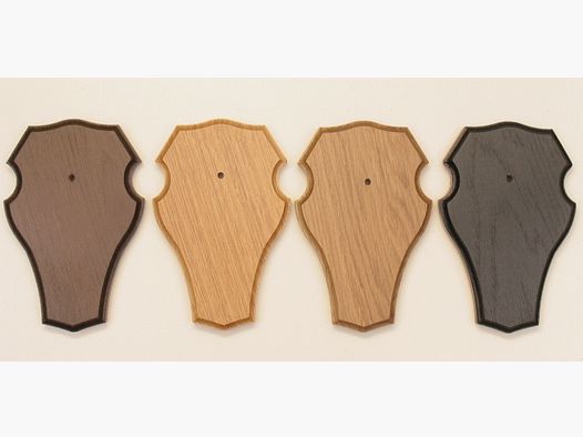 Schild Reh rund 21x14cm Nr.53 schwarz,mit Kiefernfach
