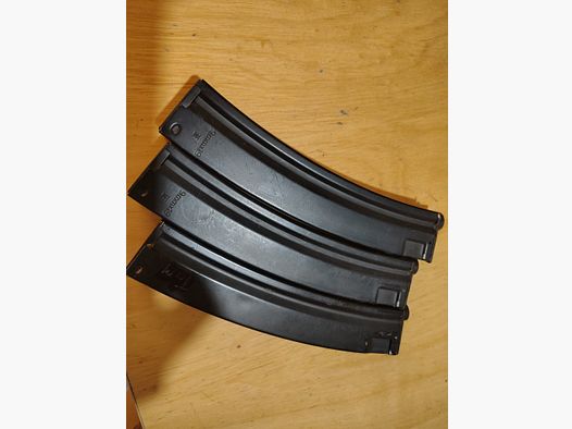 3x G&G MP5 Magazine – 2x Original-Kapazität & 1x 120 Schuss Mid-Cap – Top Zustand!