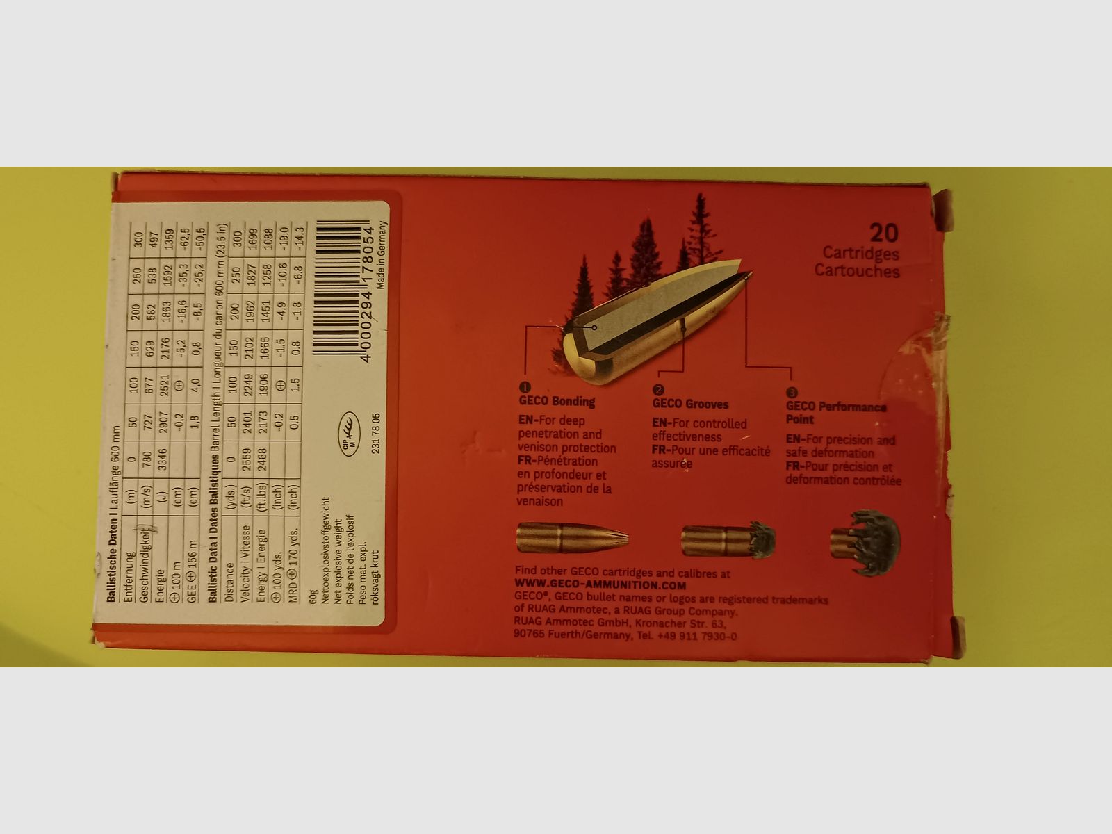 Ammunition Geco Plus .308 Win.
