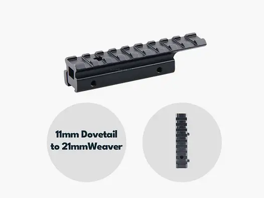 Vector Optics SCRA-31 - Uchwyt przedłużający Dovetail na szynę Weaver