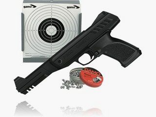 Gamo P-900 Luftpistol inkl. skydekasse, skiver og hagl