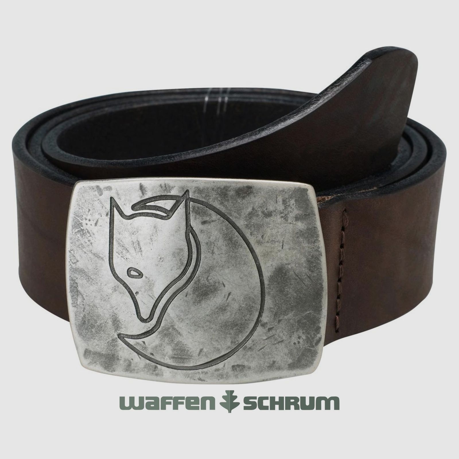 Fjällräven Leather Belt Murena Leather Brown 75 cm