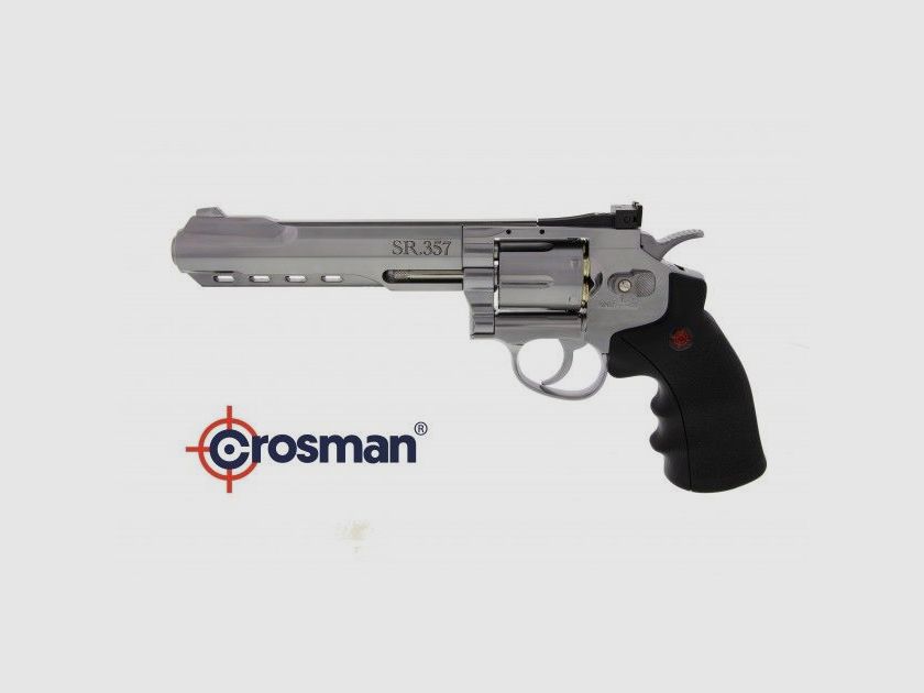 Crosman SR357 bicolor CO2 Revolver 4,5 mm BB, brüniert