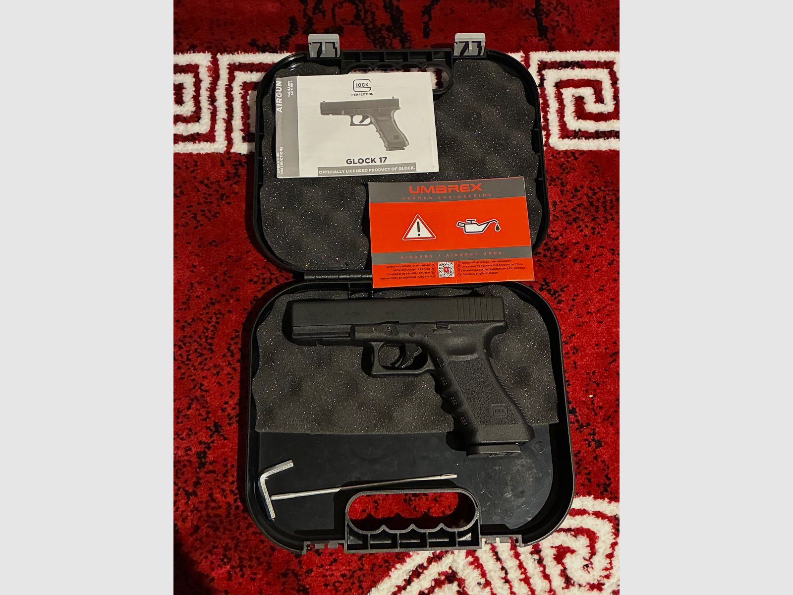 Umstecken Glock 17 4,5mm Diabolo Blowback