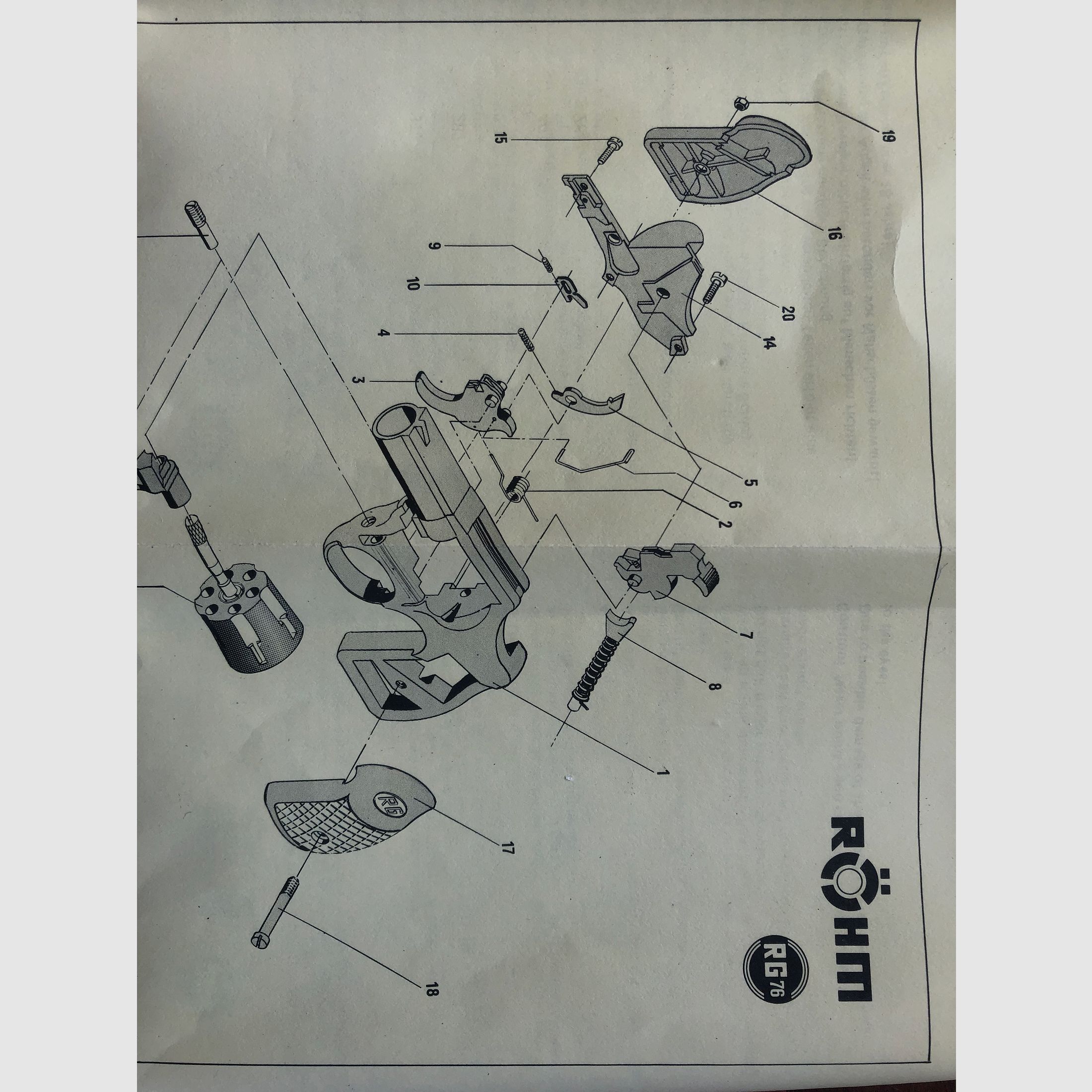 Signal pistol Röhm RG 76