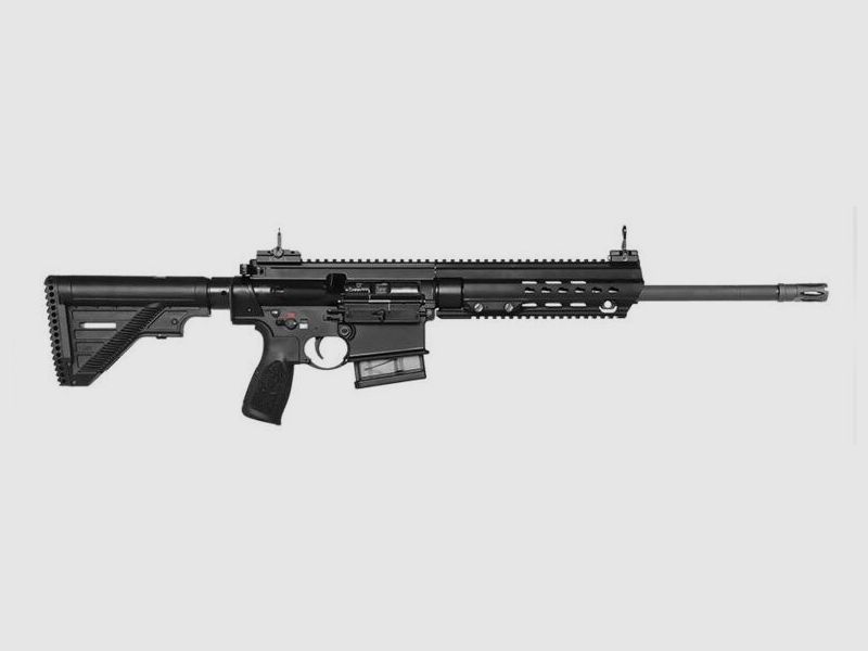 Heckler & Koch MR308 A3 16,5" Slim Line key-mod Zwart