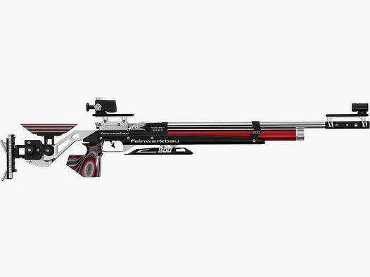 Feinwerkbau 800 Alu Laminated Red — Right
