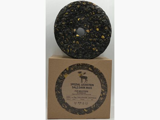 Wildlutscher Spezial Leckstein süßer Dark Mais für Schwarzwild