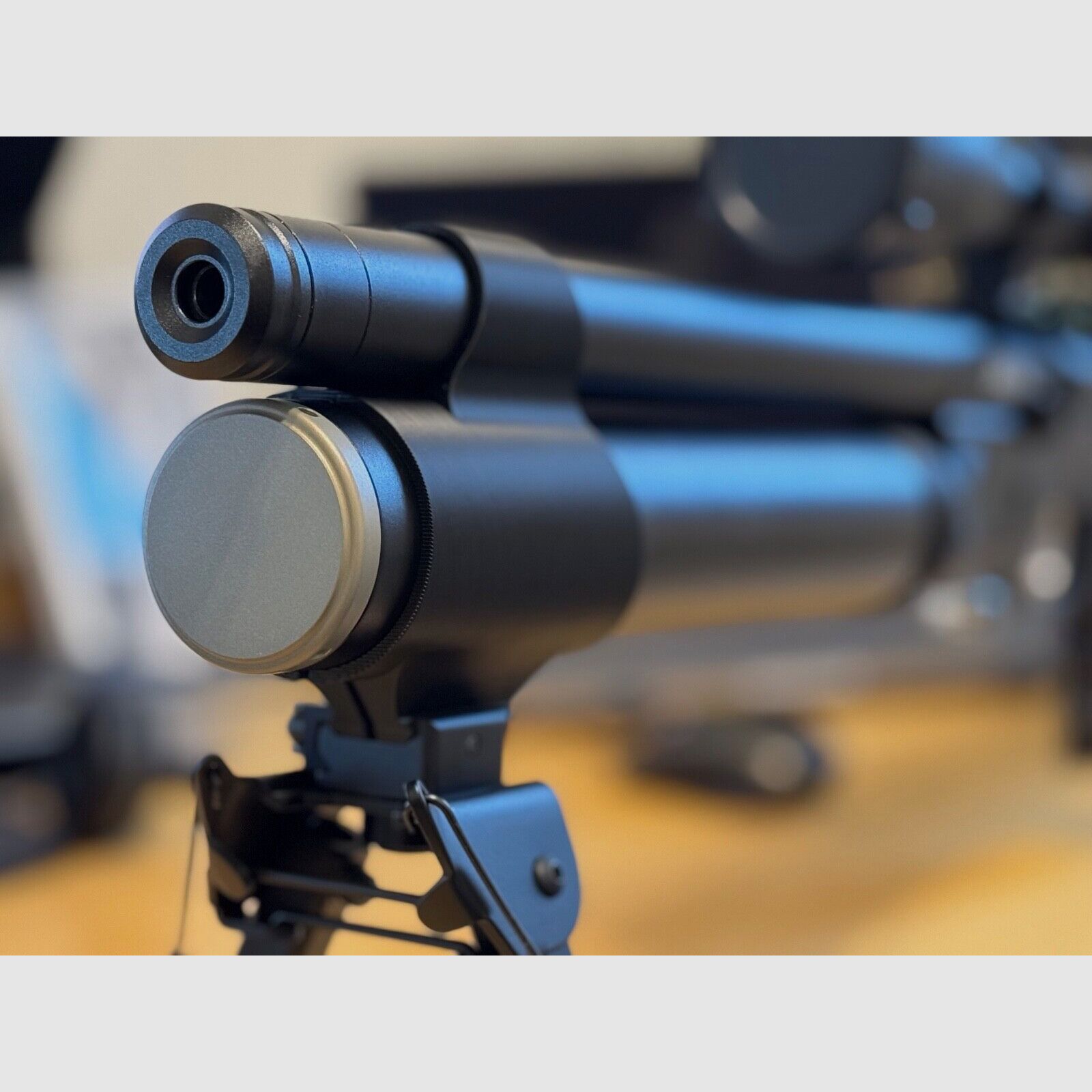 AEA HP Max MKII & BinTac T9 Bottle Clamp - Model 1 "laufumfassend" (Bipod Mount, Zweibein, Zweibeinmontage)