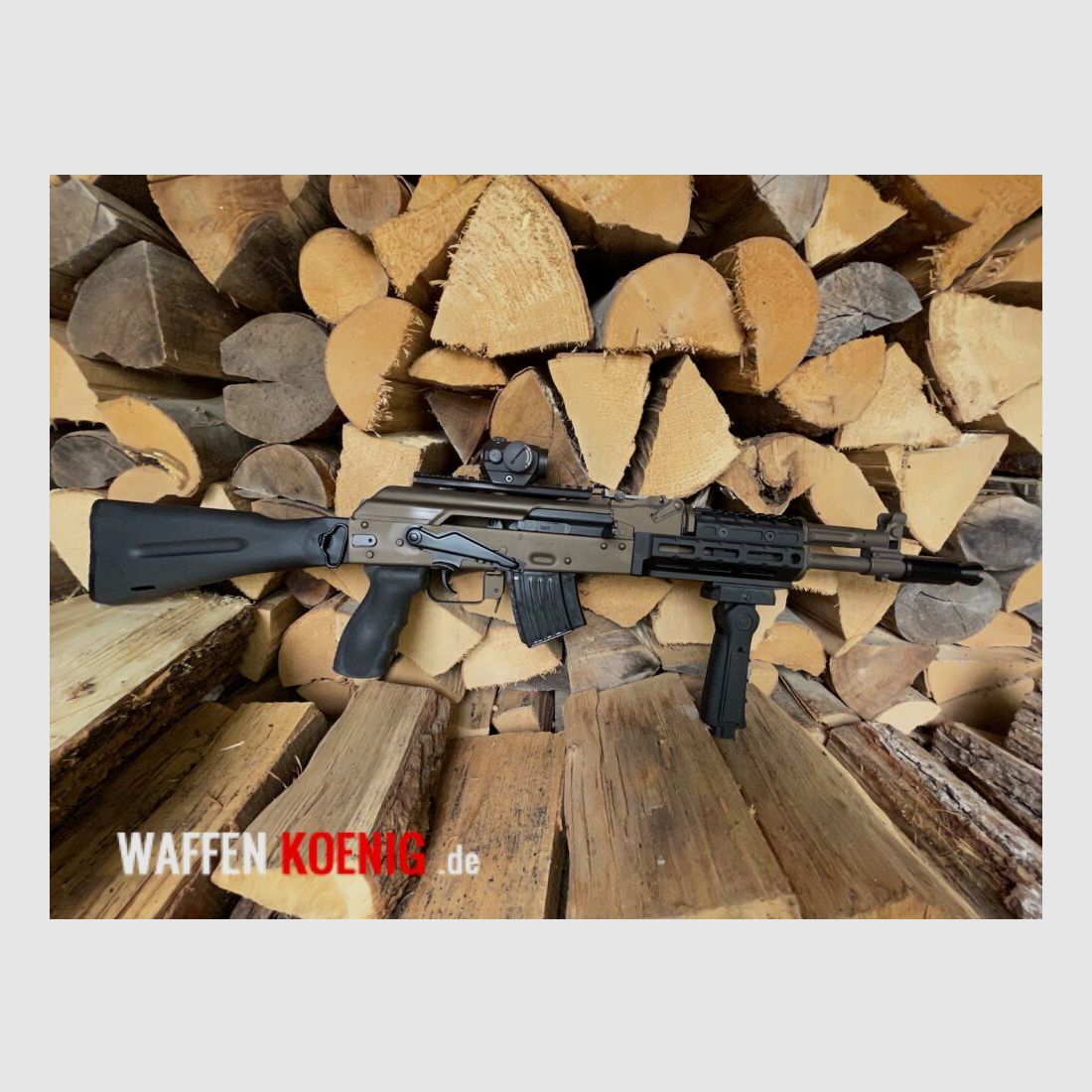 Izhmash SAIGA MKK 104 CAL. 7,62X39MM IN MIDNIGHT BRONZE INCL. ANBAUTEILE