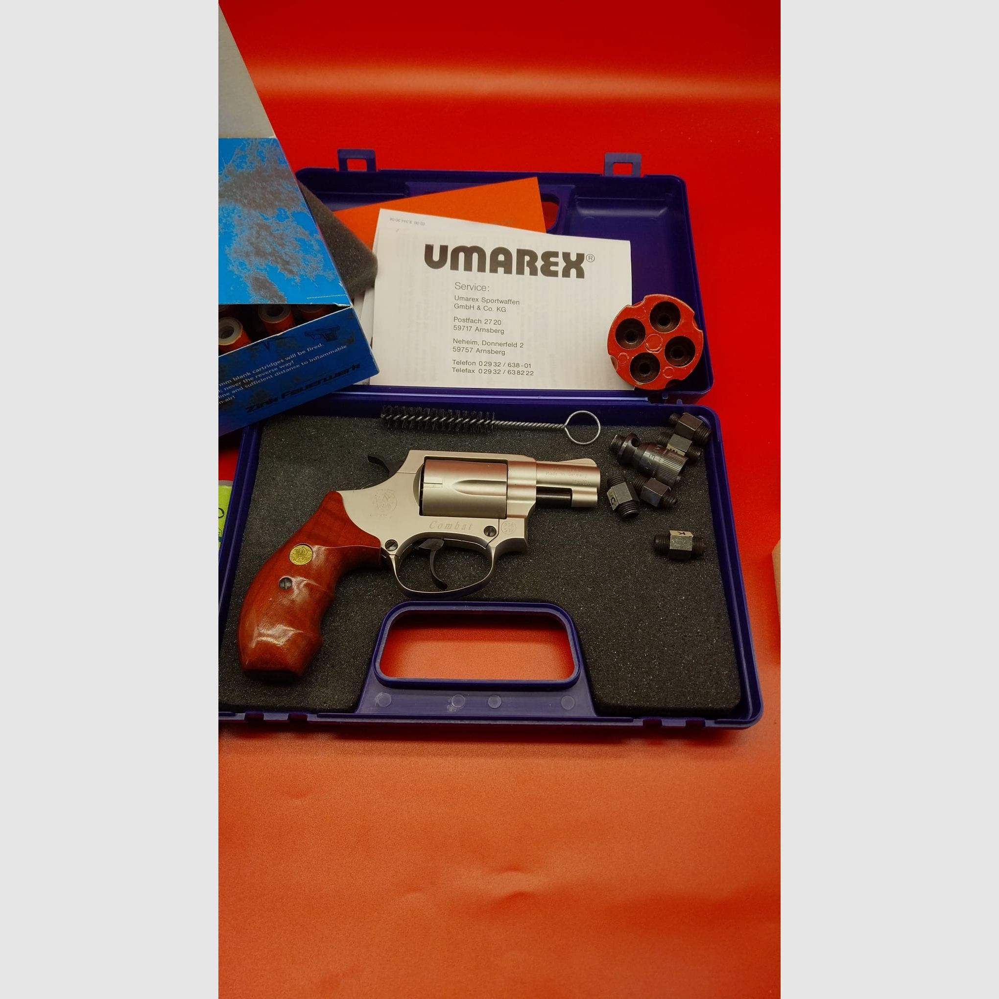 Smith & Wesson Model. Chiefs Special ca, 9mm k. PTB 503 "Nuovo, usato solo una volta