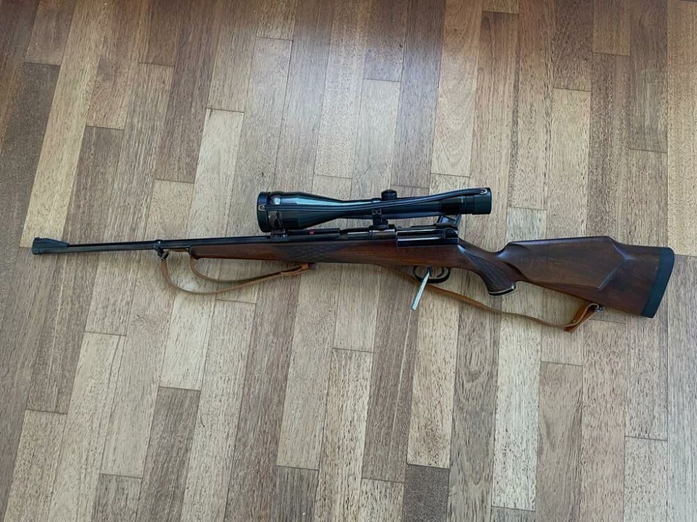 Karabinek Mauser Modell 66 z optyką Kahles 8x56 + RedDot, kal. 7X64