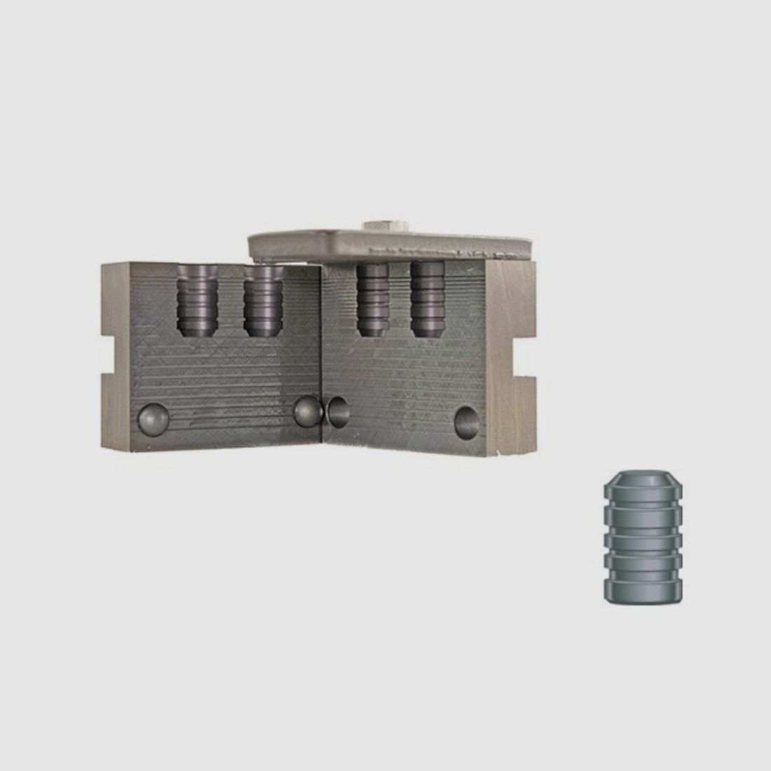 Stampo per fusione doppio RCBS .358 / 9,1 mm 148 gr / 9,6 g 38-148-WC proiettili wadcutter .358