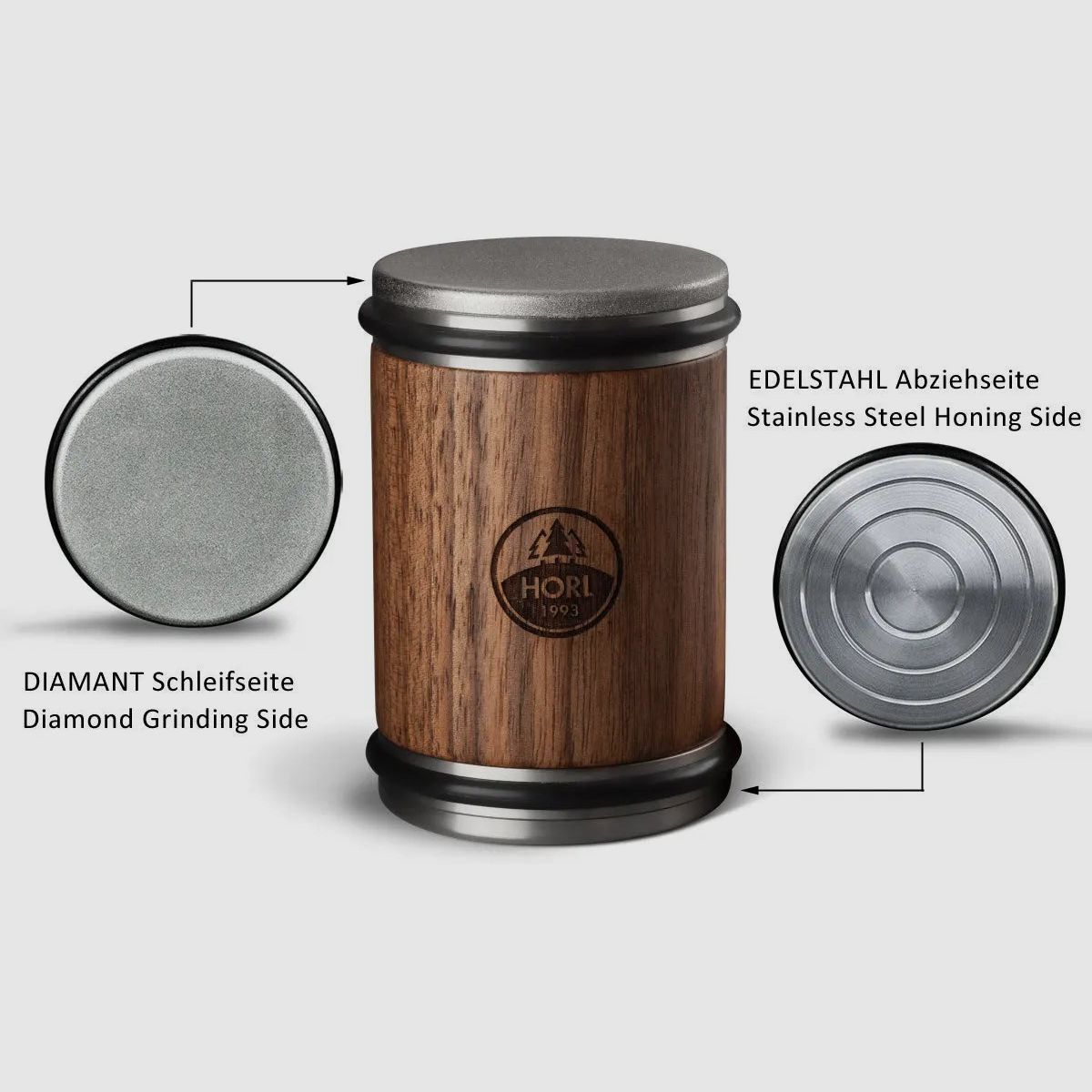 HORL Affilatore a Rullo Noce & Guida per Affilatura Magnetica (RSN-SET)