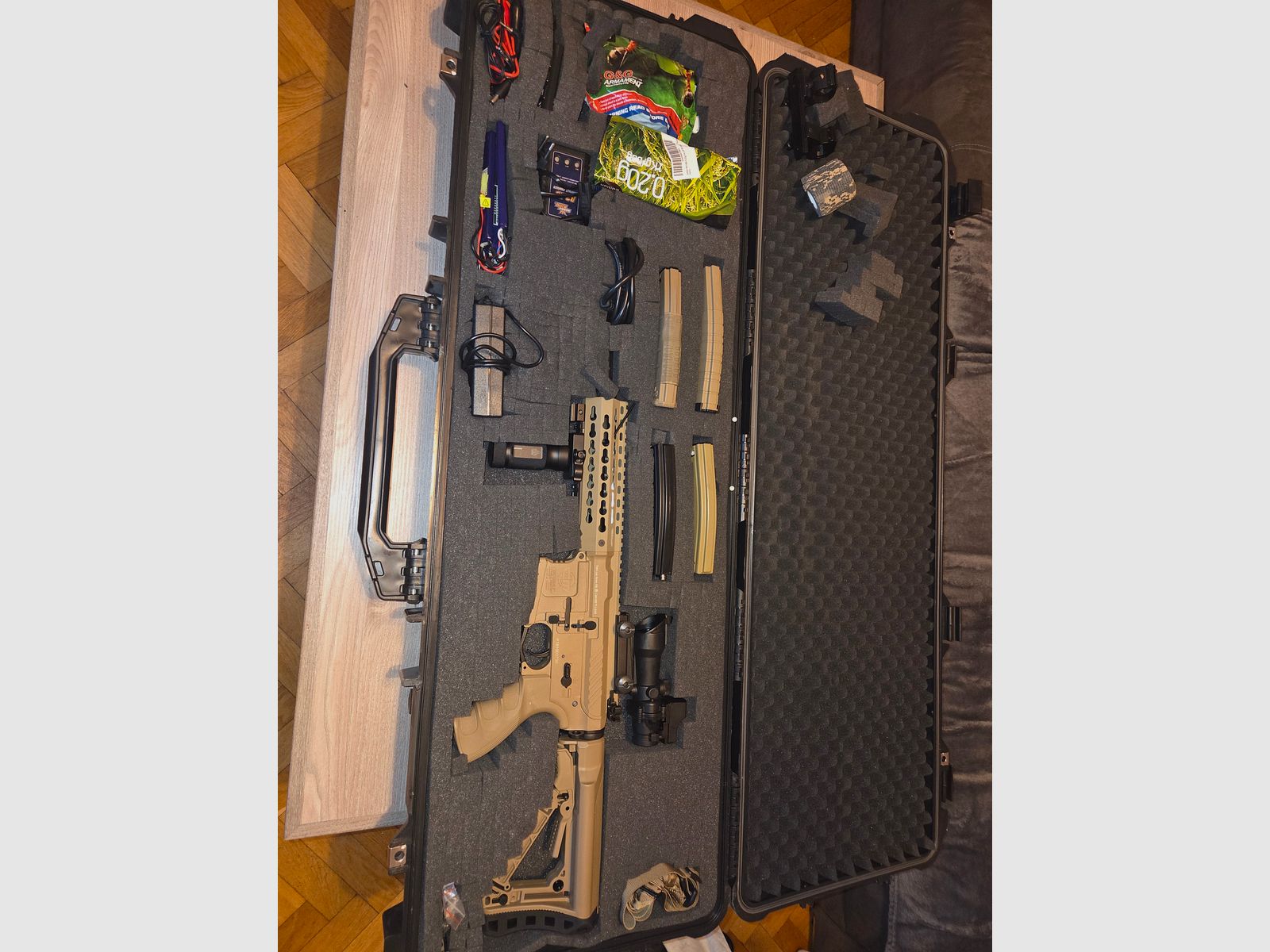 G&G Raider CM16 SRL DST en couleur désert