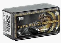 Federal Premium Varmint & Predator .17 HMR 17GR Hornady V-Max 50 cartridges