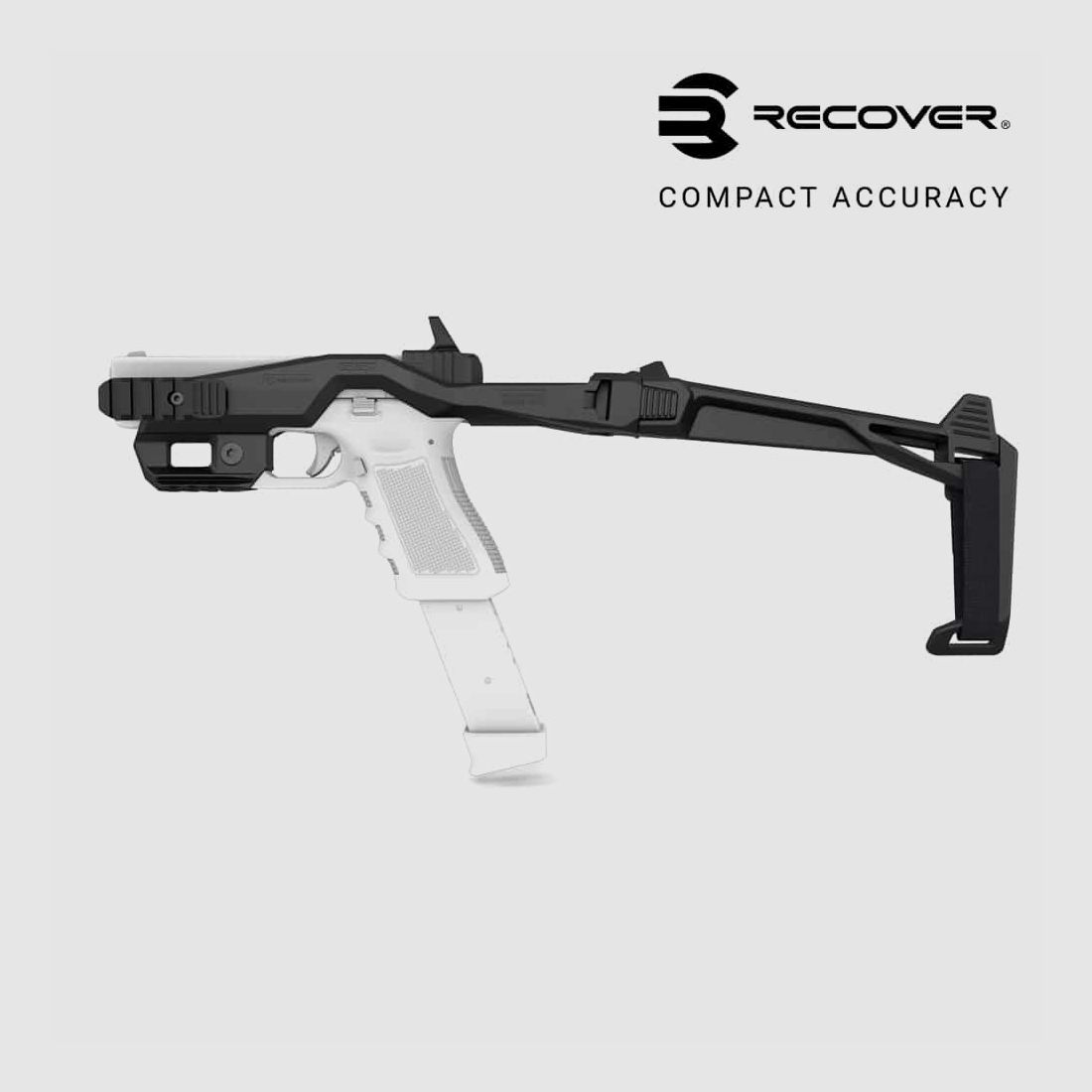 Châssis RECOVER pour toutes les pistolets Glock avec chargeur double en Tan, image 3 sur 3