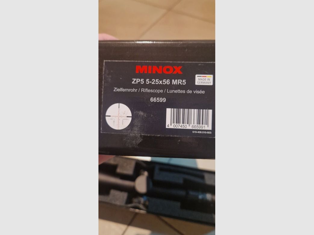 MINOX Zielfernrohr ZP5 5-25x56 Absehen MR5